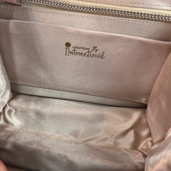 Vintage Silver Metallic Shoulder Bag By Creations International 2t - Picture 3 of 7